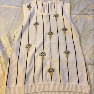 Vintage Shroom Sweater Vest